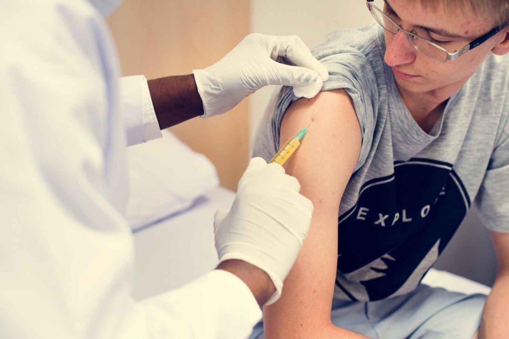 Typhoid jab for overseas travel from the UK
