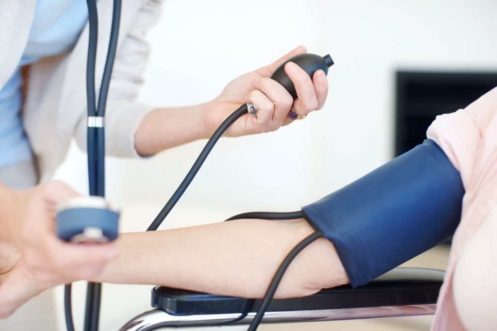 Quick blood pressure test in Croydon